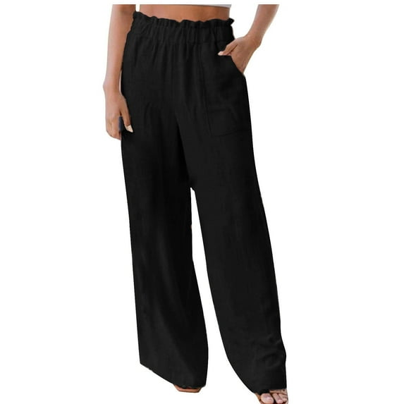 Zuesphe Black Pants for Women Plus Size Petite Capris for Short Women Palazzo Pants for Women Plus Size 5x Cargo Pants Women Plus Size Stretch