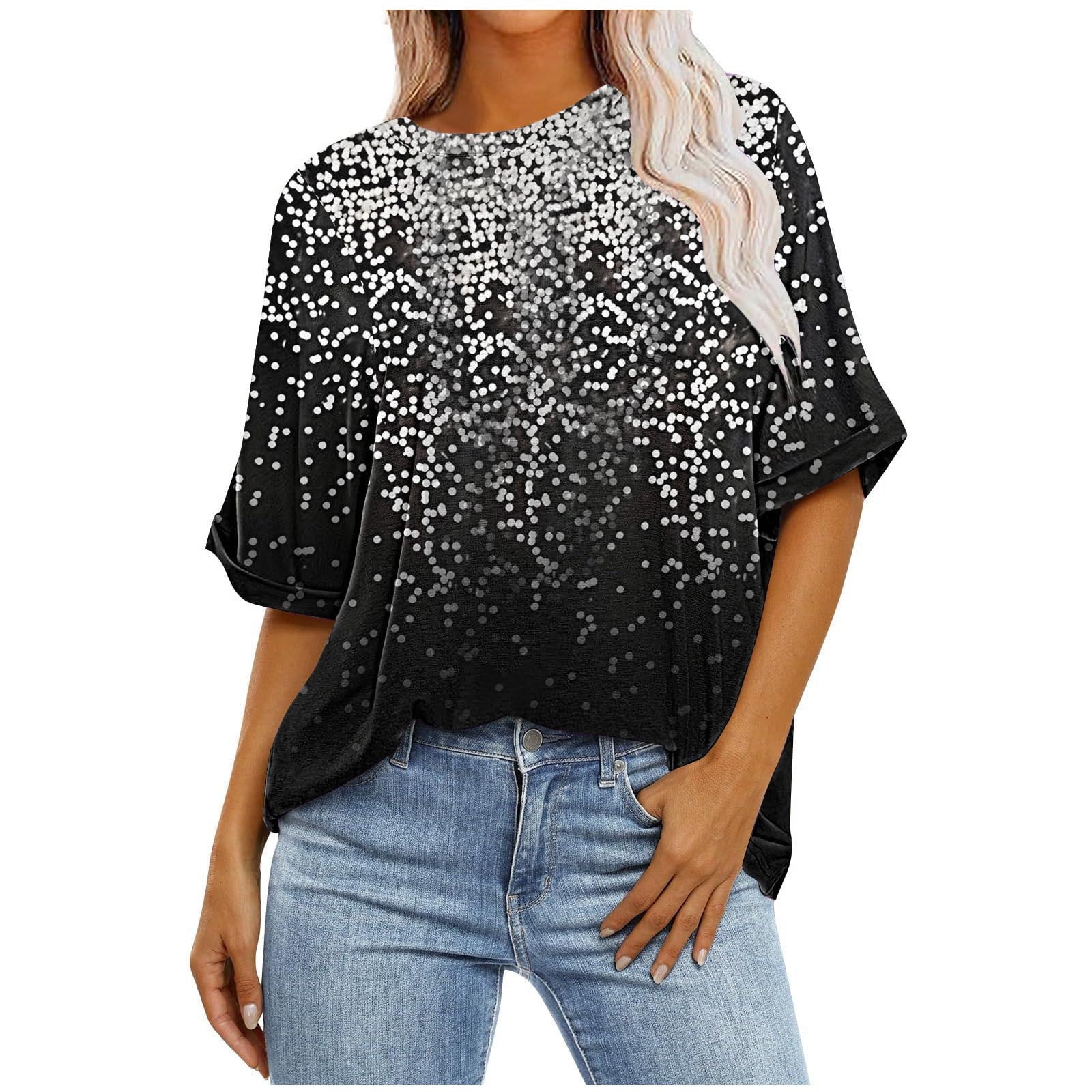 Women's Plus Size Chiffon Blouse With Petal Sleeves - Flowy Tunic Top For Leggings & Casual Wear - View #8