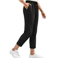 thumbnail image 1 of Zuesphe Black Sweatpants Women Wide Leg Petite Wide Leg Athletic Pants for Women Joggers for Women Work Pants for Women Trendy Dressy My Orders past Orders, 1 of 6