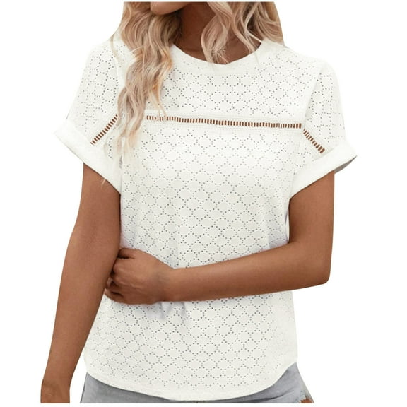 Zuesphe Cute Tops for Women Going Out Plus Size Women Button Down Shirts Summer Peasant Blouses for Women Cotton Vintage Tees for Women Plus