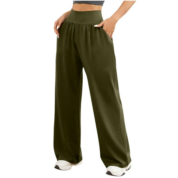 Zuesphe Fashion Pants for Women Trendy Dressy Capri Pants for Women Plus Size Stretch Baggy Pants Women Petite Cargo Pants Women High Waisted Stretchy