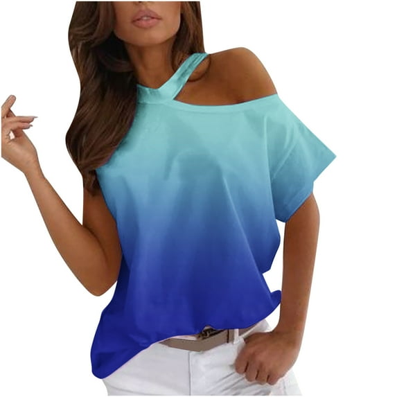 Zuesphe Flowy Tops for Women Cropped Womens Shirts Dressy Casual V Neck Blouses for Women Casual 3/4 Sleeve Women'S Plus Size Casual Summer Tunics