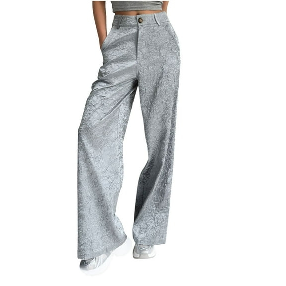 Zuesphe Going out Pants for Women Plus Size Capri Pants for Women Stretch Waist Flowy Pants for Women Summer Womens Cargo Pants Straight Leg