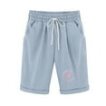 thumbnail image 1 of Zuesphe My Items Short Pants for Women Summer Cotton Shorts for Women Athletic Cotton Jumpsuits for Women Shorts Dressy Summer Shorts for Women Knee Length, 1 of 2