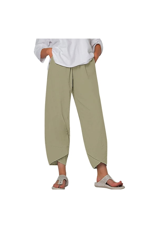 Khakis Pants for Women Bootcut Ladies Capri Pants White Womens Petite Cotton Lounge Pants Cargo Pants Women Stretchy