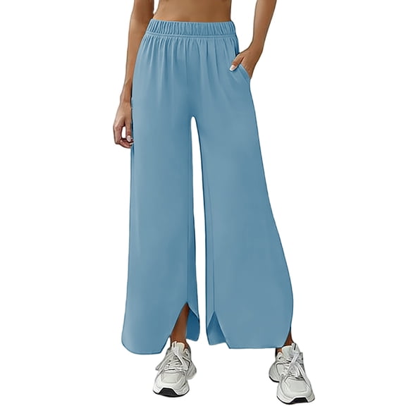 Zuesphe Pants for Women 2026 Capri Pants for Women Stretch Plus Size Womens Palazzo Pants Cargo Pants Women High Waisted Tall