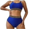 thumbnail image 1 of Zuesphe Plus Size Swimsuit for Women 2025 Bathing Suit for Women 2 Piece Modest Swimwear for Women Two Piece Beachwear Dresses for Women 2025 Bandeau Bikini Sets Sexy Strapless, 1 of 5