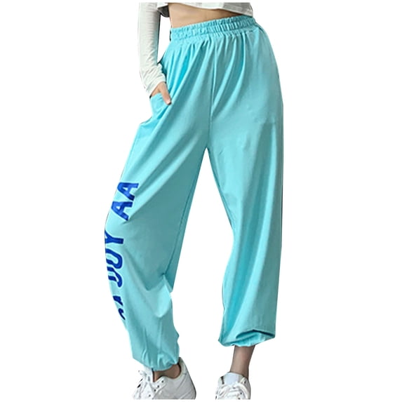 Zuesphe Sweat Pants for Womens Baggy Athletic Pants for Women Petite Womens Joggers Petite Womens Pants Elastic Waist My Orders