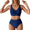 thumbnail image 1 of Zuesphe Swim Suits for Women 2025 Plus Size Womens Bathing Suits 2025 Sexy Swimwear for Women Sexy Tankini with Shorts Scalloped V Neck, 1 of 3