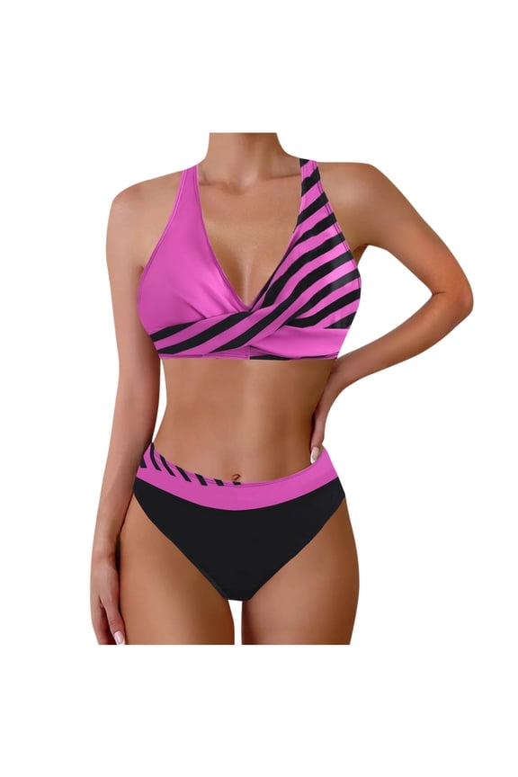 Swimsuit for Women Over 50 Plus Size Sexy Bathing Suits for Women Tummy Control Womens Plus Size Swimwear Tummy Control Tankini Top Criss Cross Back