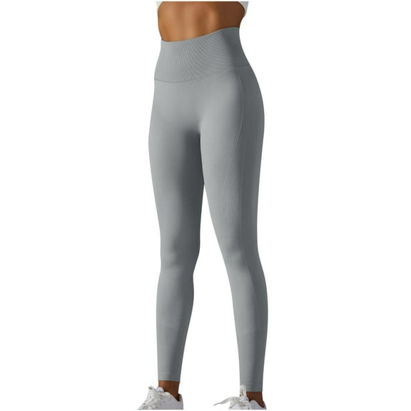 Zuesphe Tummy Control Yoga Pants Bootcut Leggings for Women Tummy Control Cotton Athletic Pants for Women with Pockets Capri My Orders past Orders