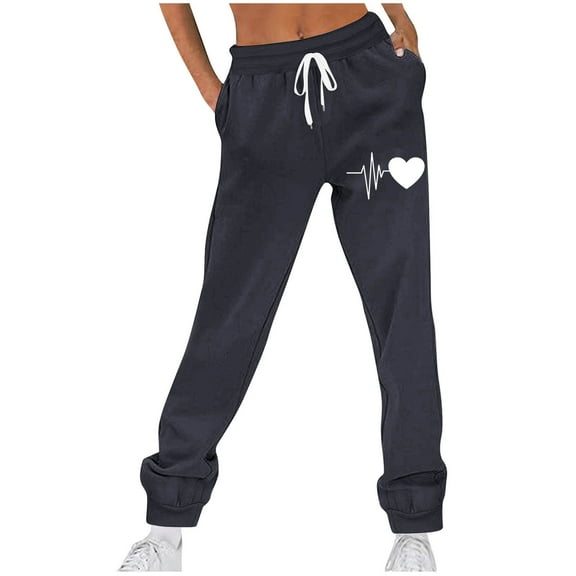 Zuesphe Wide Leg Sweatpants Women Long/Tall Length Black Athletic Pants Women Pockets Running Joggers for Women Petite Black Pants for Women Plus Size with Pockets My Orders