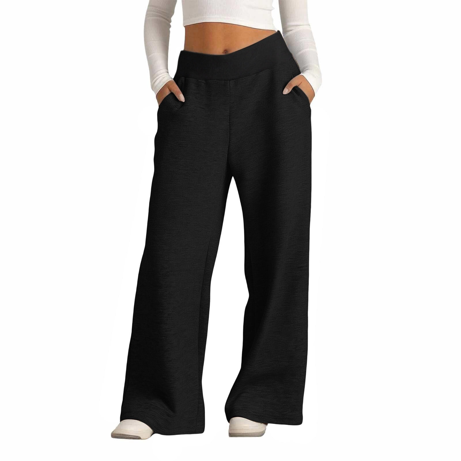 Zuesphe Wide Leg Sweatpants Women Long/Tall Length Plus Size Tall Athletic Pants Women Running Joggers Women Trousers Pants for Women Tall My Orders