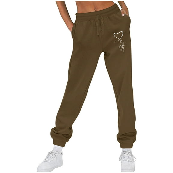 Zuesphe Wide Leg Sweatpants Women Plus Size Athletic Pants for Women Long Womens Joggers Cotton Womens Pants High Waisted Casual My Orders