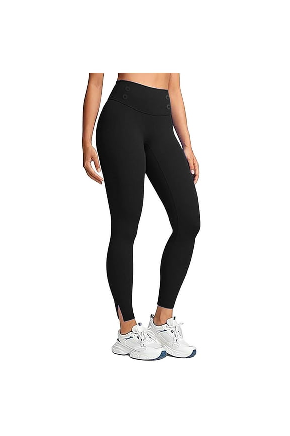 Women's Yoga Pants High Waist Winter Thermal Warm Leggings - Buttery Soft Workout Yoga Pants for Women Tummy Control Running Gym