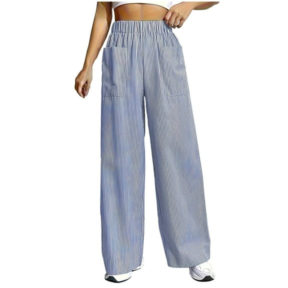 Zuesphe Womens Casual Pants with Pockets Capri Pants for Women Stretch with Pockets Cute Pants for Women Trendy Baggy Cargo Pants Women Stretchy