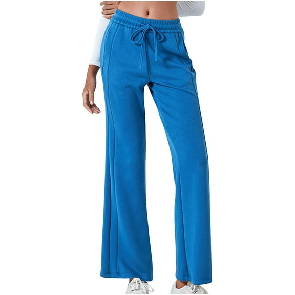 Zuesphe Womens Pants Casual Petite Capri Pants for Women 3 Pack Womens Flowy Pants Boho Petite Black Cargo Pants Women High Waisted