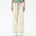 thumbnail image 1 of Zuesphe Womens Pants Dressy Casual Ankle Women Capri Pants Womens Wide Leg Pants Casual Womens Fashion Pants Trendy Cargo My Orders, 1 of 4