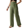 thumbnail image 1 of Zuesphe Womens Pants Elastic Waist Capri Womens Capris Petite Short Length Baggy Pants Women Y2k Baggy Cargo Pants Women Plus Size, 1 of 5