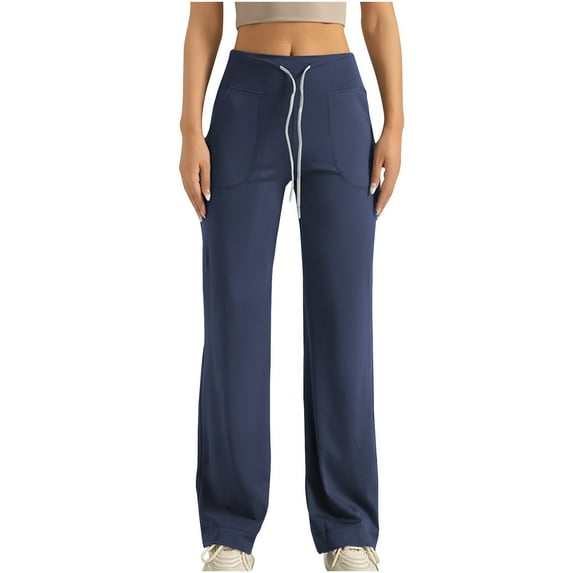 Zuesphe Womens Pants High Waisted Work Capri Pants for Women Plus Size Womens Wide Leg Pants Casual Cargo Pants Women Tall Long