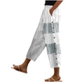thumbnail image 1 of Zuesphe Womens Pants Petite Jeans Plus Size Capri Pants for Women 2x Womens Wide Leg Pants Petite Length High Waist Cargo Pants Women Tall, 1 of 5