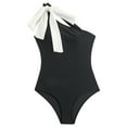 thumbnail image 1 of Zuesphe Womens Swimsuits 2 Piece Black Womens Bathing Suits One Piece Modest Womens Swimwear 2025 Beach Wear for Women over 50 Sexy Mesh High Neck, 1 of 5