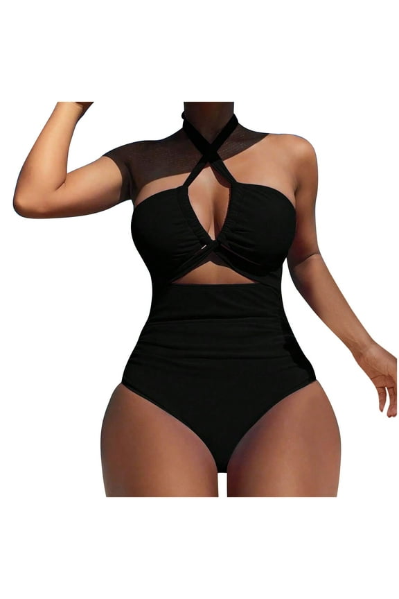 Womens Swimsuits 2 Piece with Shorts Cute Bikinis for Women Modest Swimwear for Women 2025 Monokinis Swimsuits for Women Bandeau Bikini Sets Sexy Strapless