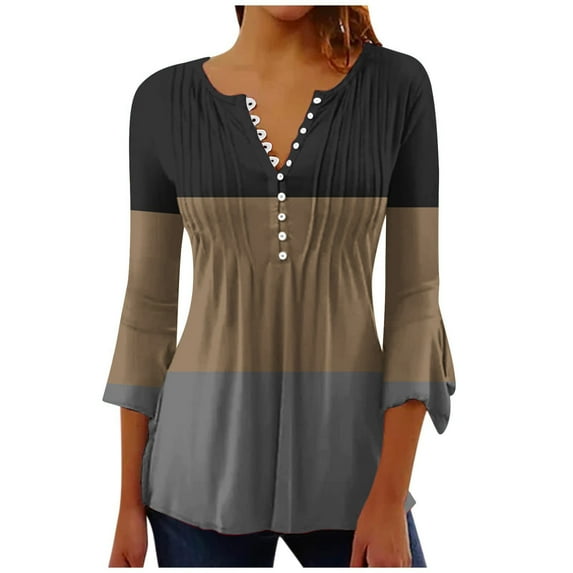 Zuesphe Womens Tops Casual Yellow Plus Shirts for Women Orange Blouses for Women Dressy Casual Basic Tees for Women Plus