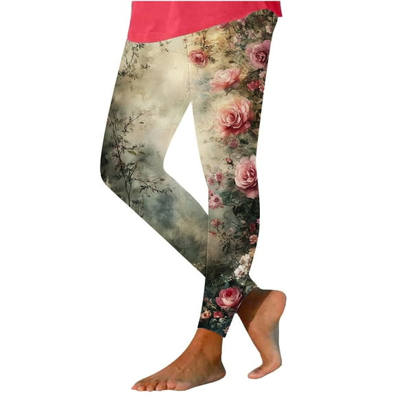 Zuesphe Womens Yoga Pants with Pockets Capri Leggings for Women Tummy Control Plus Size Athletic Pants for Women Plus Size My Orders past Orders