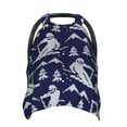 thumbnail image 1 of Zufioo Abstract Skiing Print Baby Stroller Seat Nursing Cover, Baby Stroller Canopy Seat Cover Breastfeeding Cover, Suitable for Indoor and Outdoor-One Size, 1 of 9