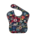 thumbnail image 1 of Zufioo Adventure Camping Badge Print Toddler Adjustable Waterproof Bib, 11.6x15 Inch Feeding Bib Suitable for 6-24 Month Babies, 1 of 8