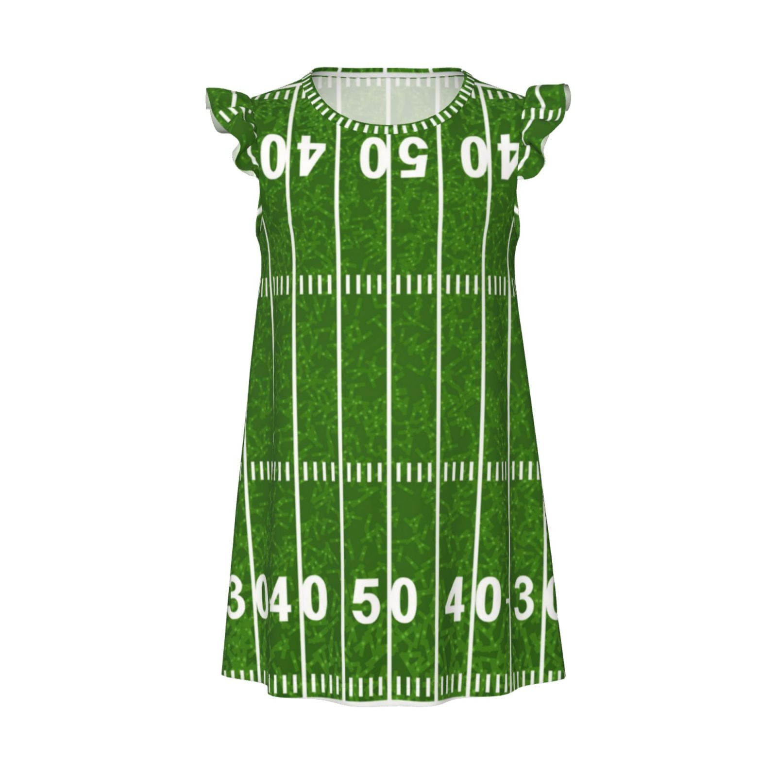 Zufioo American Football Field2 Girls Nightgowns Toddler Girl Pajamas