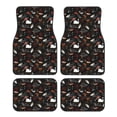 thumbnail image 1 of Zufioo Animal Koi Fish Print Car Floor Mats Four-piece Set, Car Interior Accessories - Corrosion-resistant, Non-Slip, Suitable for Cars, Trucks, Vans, 1 of 7