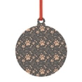 thumbnail image 1 of Zufioo Animal Paw Print Large Acrylic Christmas Ornaments, Suitable for Christmas Tree Christmas Holiday Party Pendant Decorations-Round Shape, 1 of 7