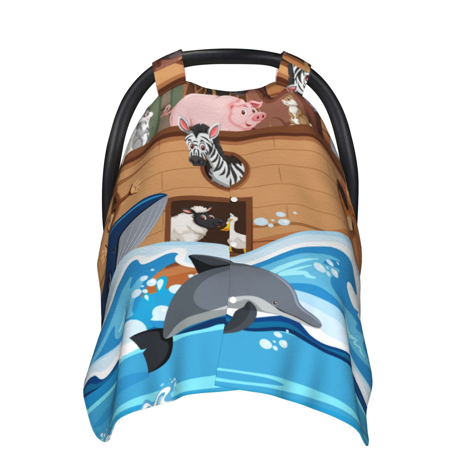 Floating Strollers Zufioo Animals on Noah's Ark Floating Print Baby Stroller Seat Nursing ...