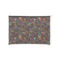 thumbnail image 1 of Zufioo BBQ Barbecue Grill Print DuPont Paper Portable Toiletry Bag, 8.9x6.5 inch Zippered Hand-held Paper Cosmetic Bag Storage Tool Kit, 1 of 7