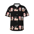 thumbnail image 1 of Zufioo Baker Gnome Hawaiian Shirt for Men,Beach Shirts Tropical Vacation Shirts,Sleeve Casual Button Down Shirt with Pocket for Travel,Beach,Party,daily,Large, 1 of 7