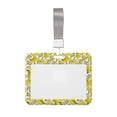 thumbnail image 1 of Zufioo Banana Print Work Badge Protective Case, Waterproof Lanyard, Badge Transparent Clip, Suitable for Induction Card Badge Swipe Credit Card, 1 of 7