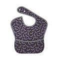 thumbnail image 1 of Zufioo Bat Purple Print Toddler Adjustable Waterproof Bib, 11.6x15 Inch Feeding Bib Suitable for 6-24 Month Babies, 1 of 8