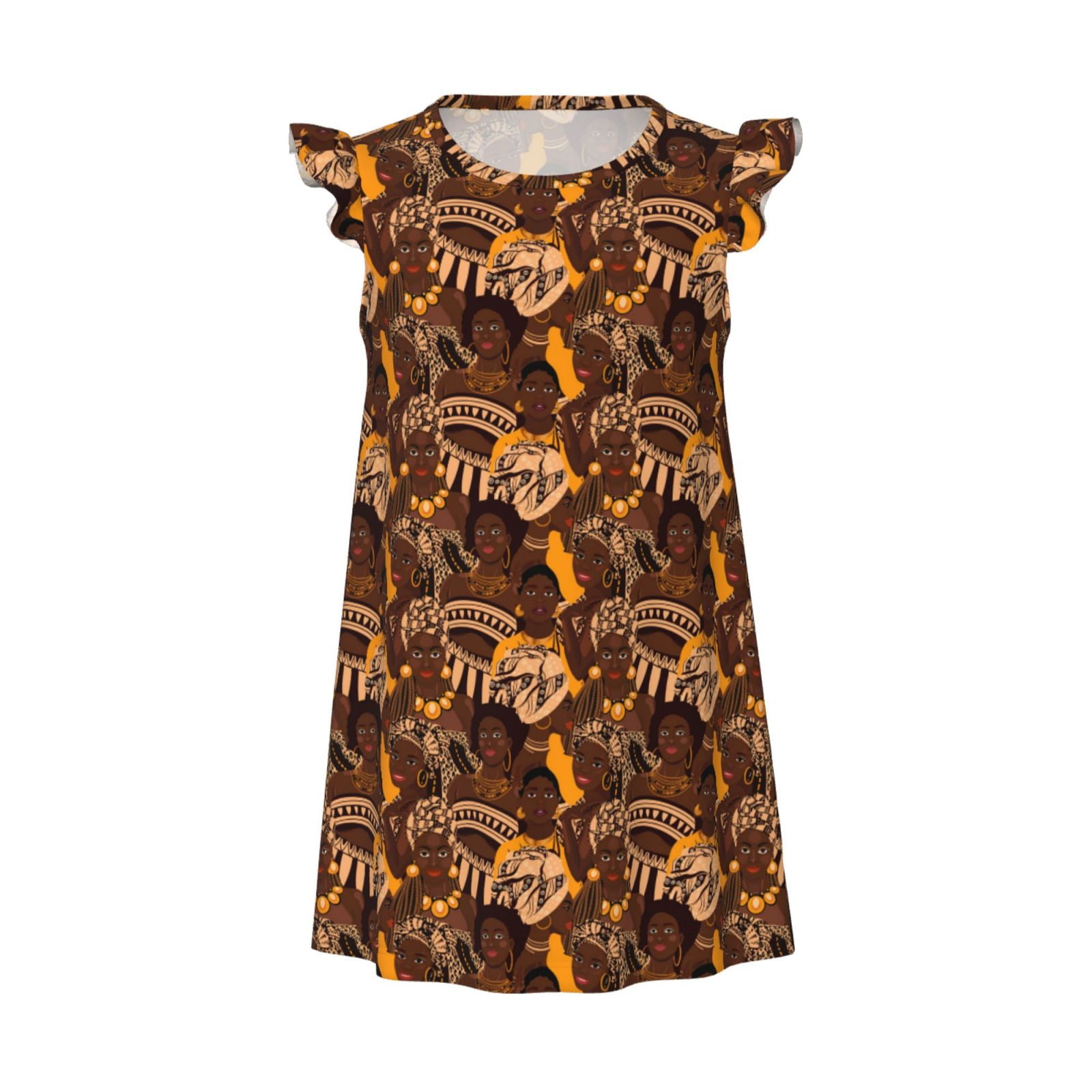 Zufioo Beautiful Ethnic African Women Girls Nightgowns Toddler Girl