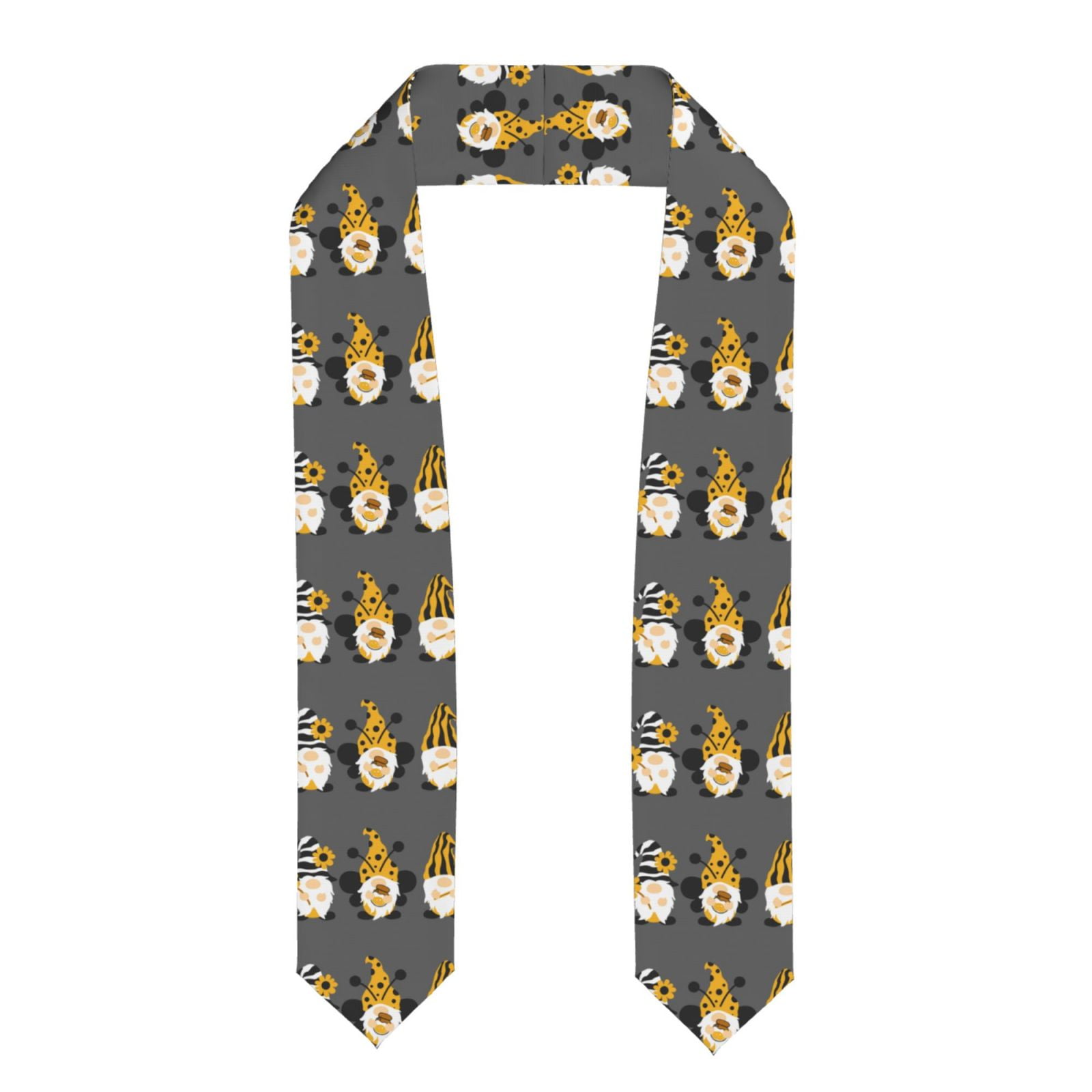 Zufioo Bee Gnome With Sunflower Print Graduation Shawl Ribbon ...