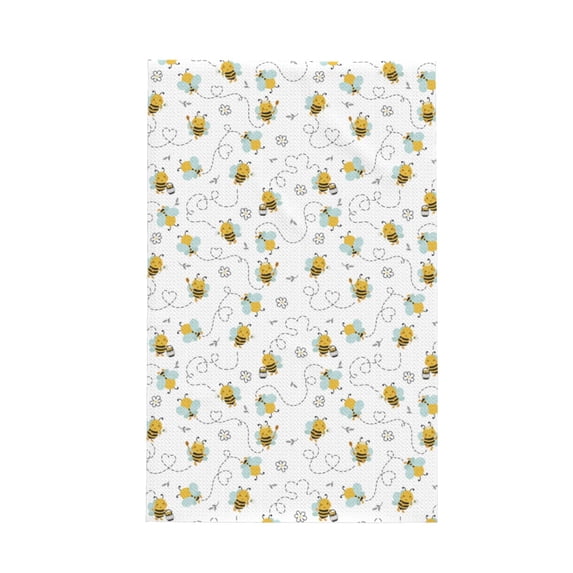 Zufioo Bee Waffle Weave Kitchen Towels,Kitchen Essentials Wash cloths,Dish Towels for Kitchen,Quick Drying Dirt Resistant Hand Dish Cloths