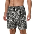 thumbnail image 1 of Zufioo Bicycles Parts Mens Swimsuit Trunks with Compression Liner,Quick Dry Sports suit,Beach Board Shorts with Pockets,Bathing Suits-Small, 1 of 6