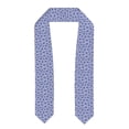thumbnail image 1 of Zufioo Blue And White Flowers Print Graduation Shawl Ribbon, Graduation Ribbon for Male and Female Graduates-Flattened, 1 of 7