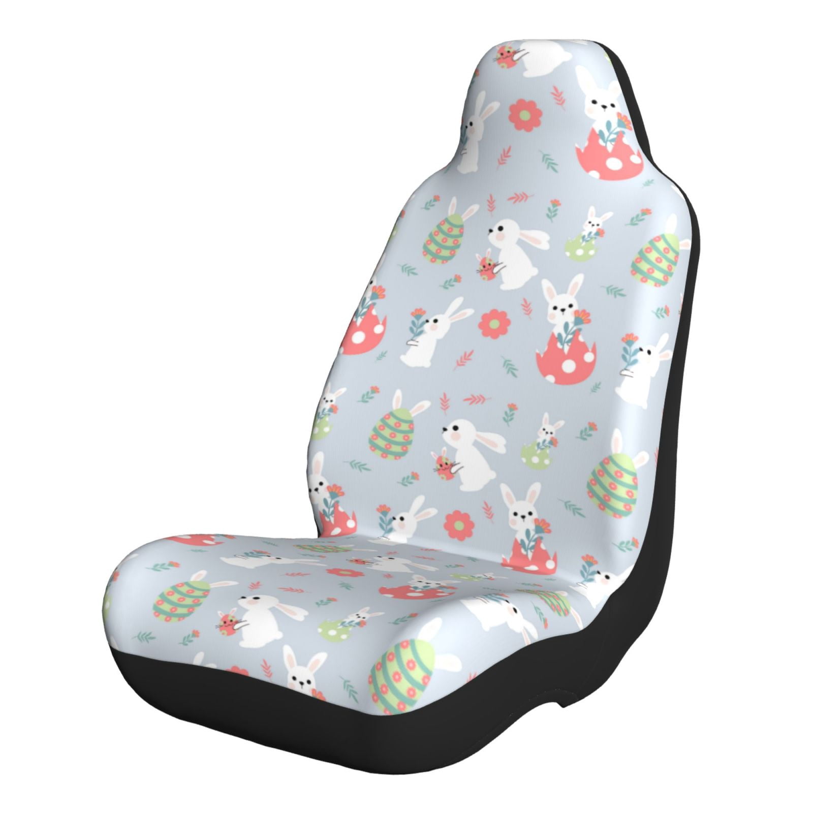French Fries Cartoon Print Pattern Pet Car Seat Cover