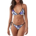 thumbnail image 1 of Zufioo Butterflies for Women's Bikini Set,High Elastic Swimsuit and Swim Trunks Two-piece Set-Removable Chest Pad,Strap Style,Pool and Beach Swimwear-Small, 1 of 7