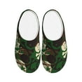 thumbnail image 1 of Zufioo Camouflage Skull Print Adult TPR Cotton Slippers,Winter Home Cotton Slippers Suitable for Adults, Men and Women, Indoor and Outdoor-13, 1 of 7
