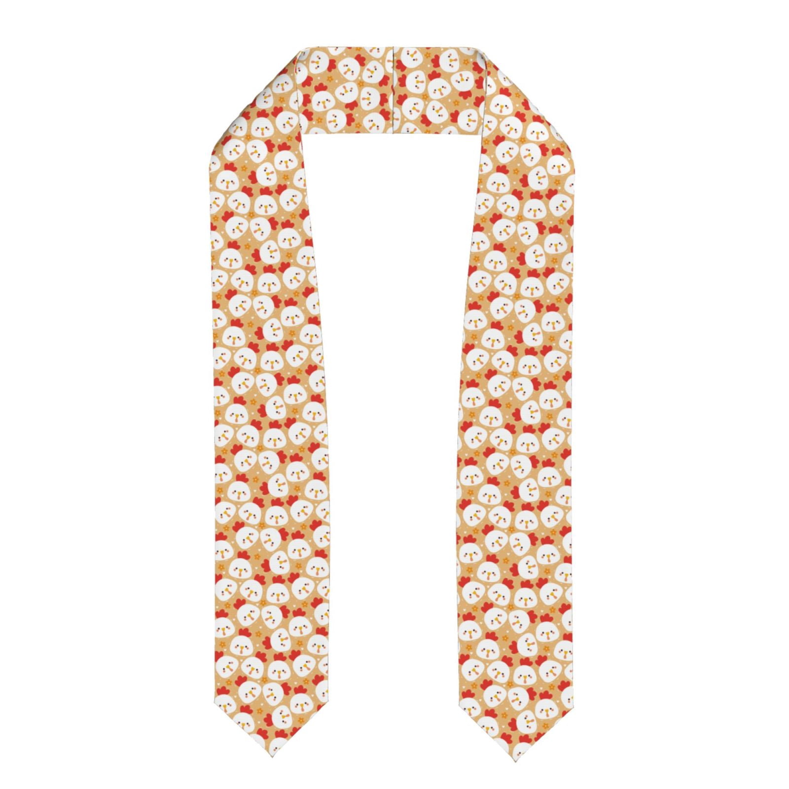 Zufioo Cartoon Chicken Print Graduation Shawl Ribbon, Graduation Ribbon ...