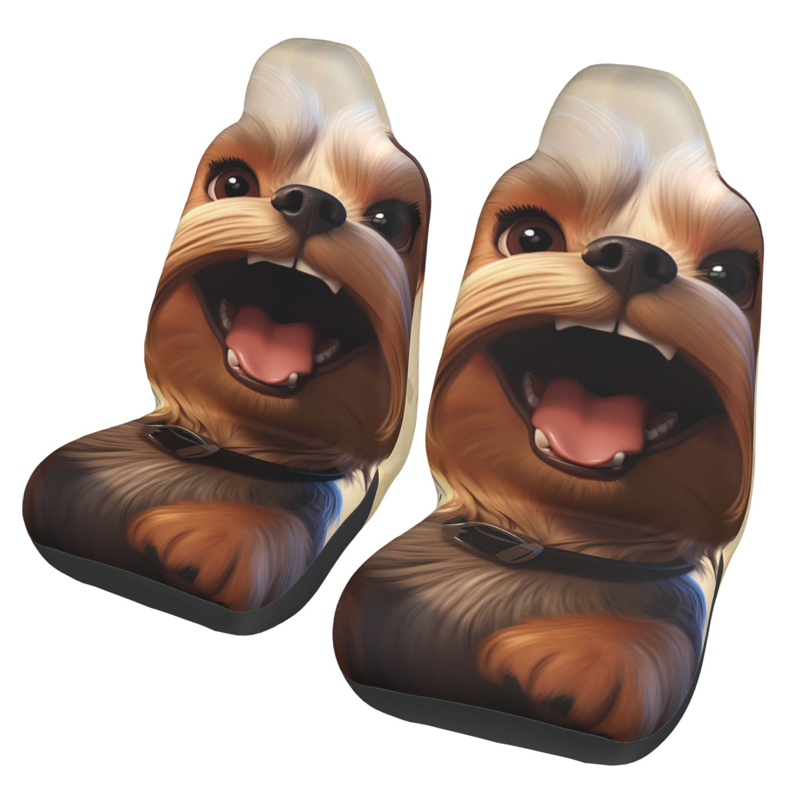 Cute Bulldog On Front Car Seats Cover SO0335 main image 1