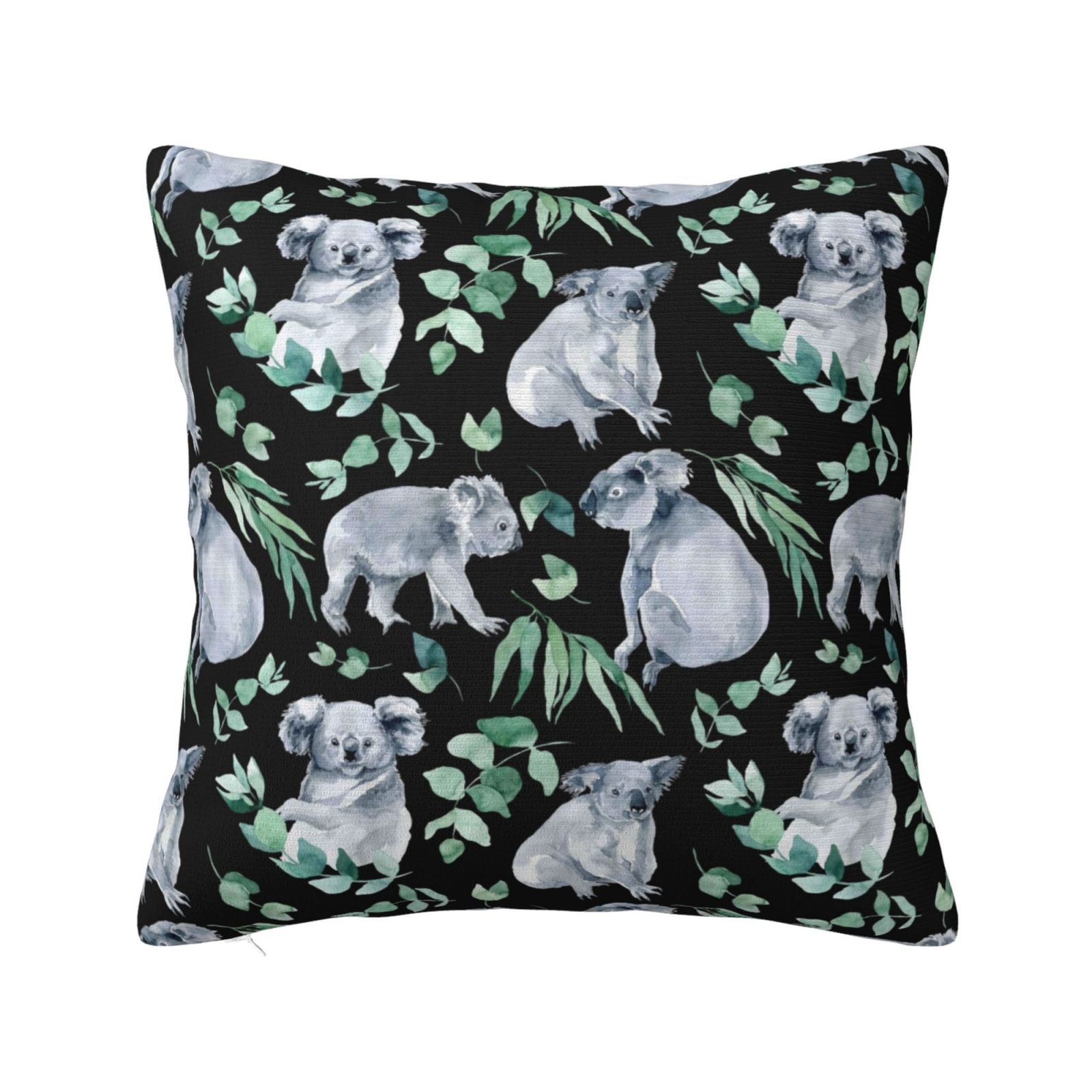 Zufioo Cartoon Koala Bear Decorative Throw Pillow Covers Home Decor